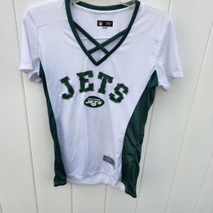 NFL Team Apparel Fashion Woman’s New York Jets Football Jersey Size Small